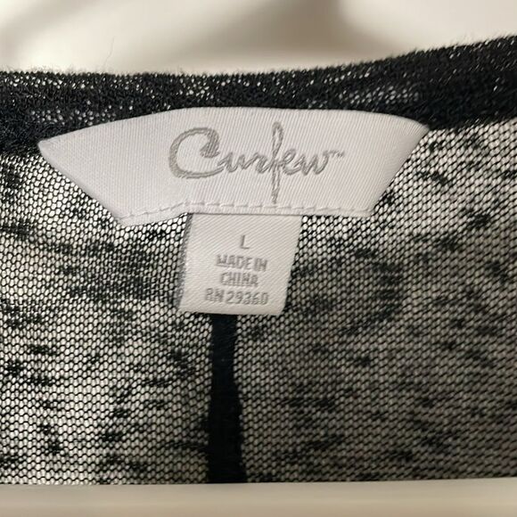 Curfew think translucent long open sweater - Picture 7 of 7